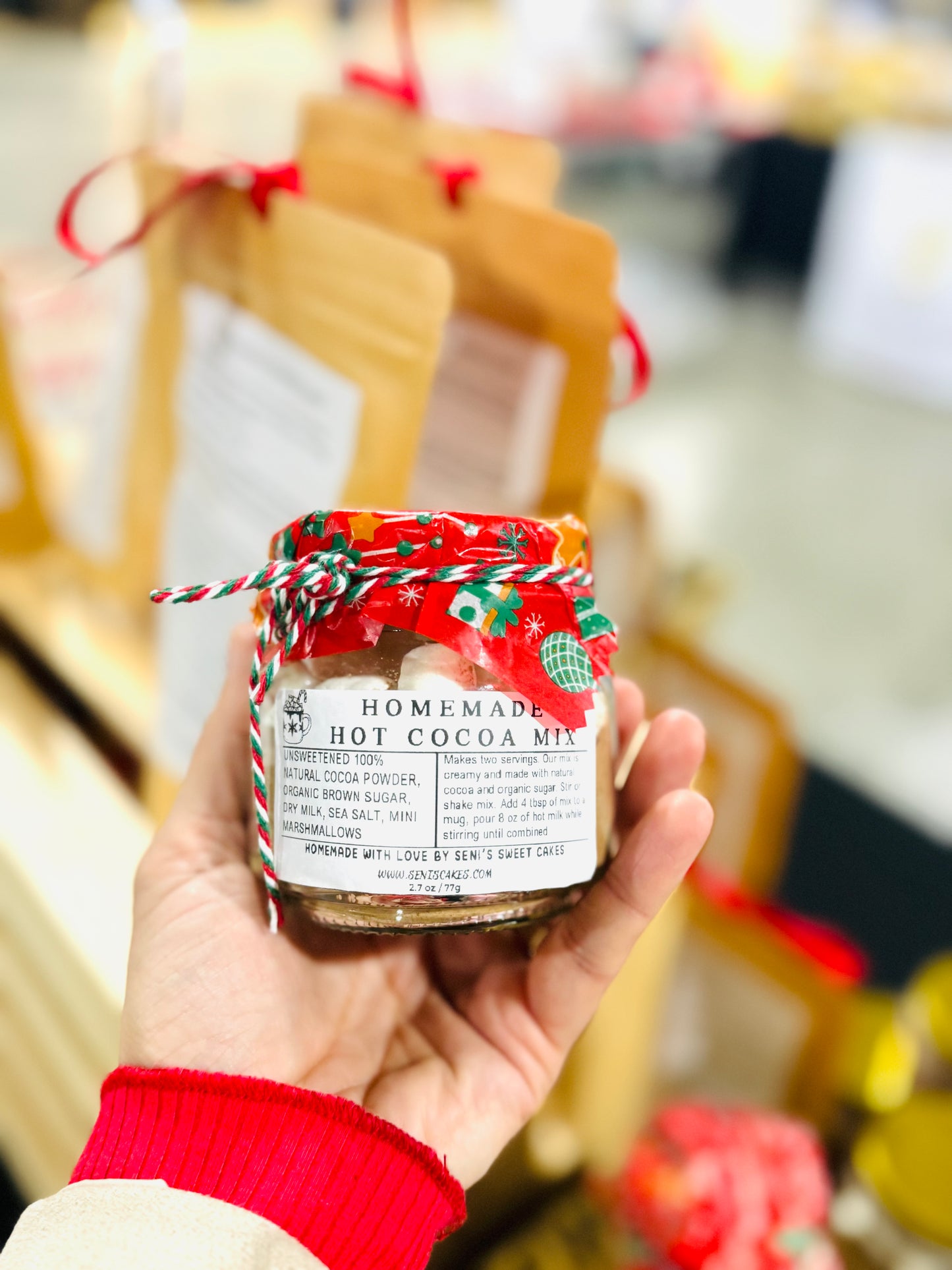 30 Hot Cocoa Gift Jars (1 serving each)