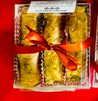 10 Walnut Baklava Gift Boxes (4 pc)