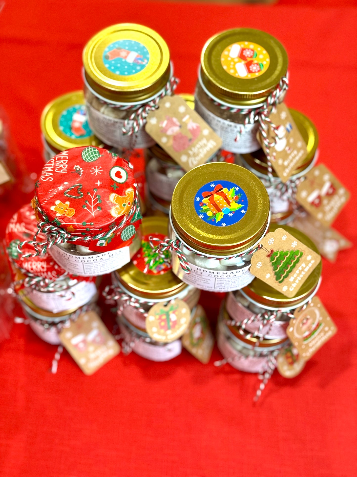 30 Hot Cocoa Gift Jars (1 serving each)