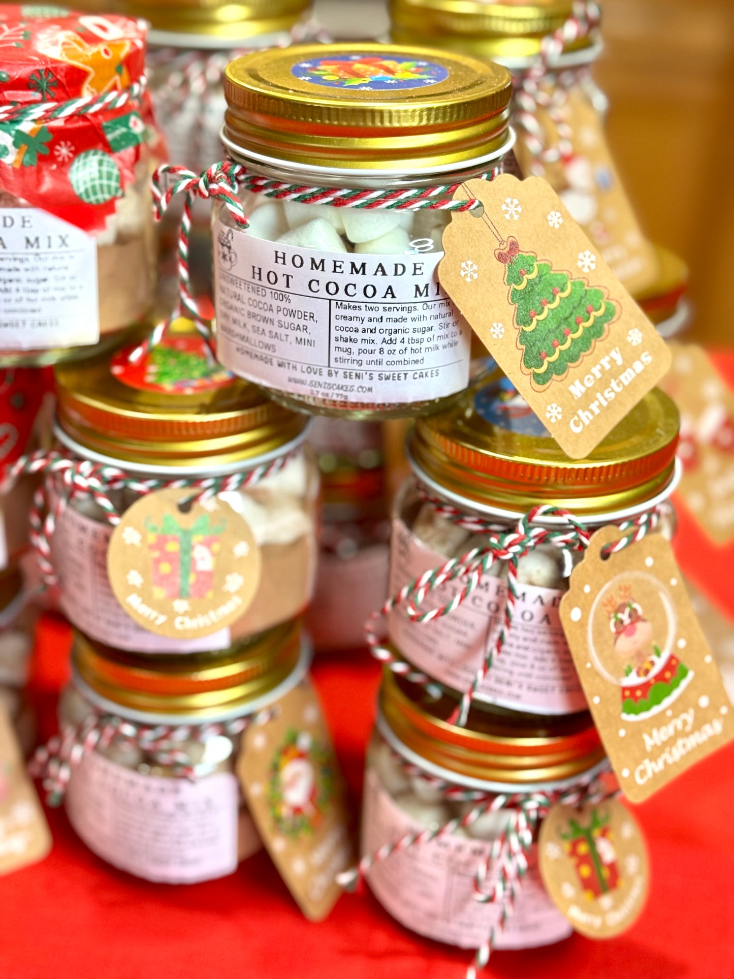 30 Hot Cocoa Gift Jars (1 serving each)