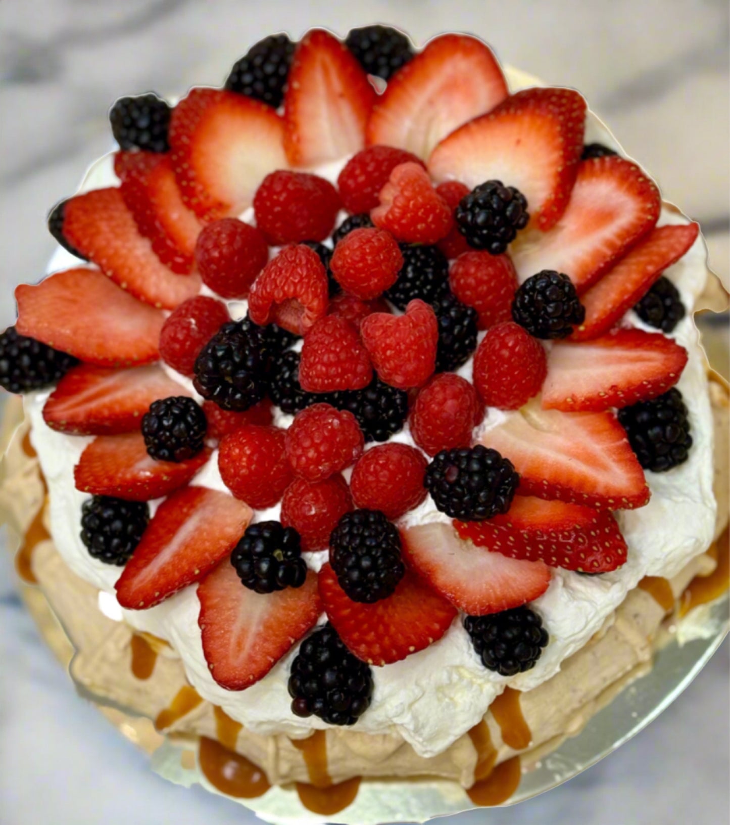 Raspberry Pavlova