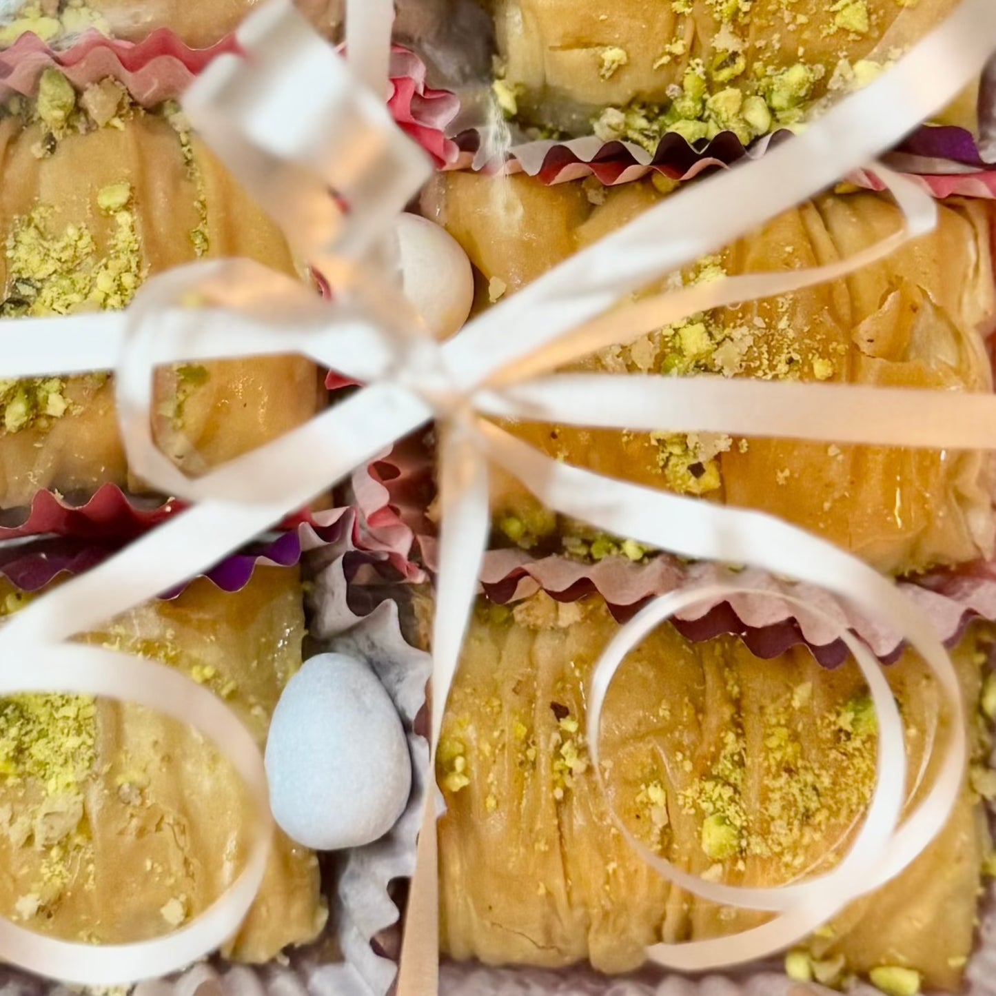 Baklava de nueces enrolladas