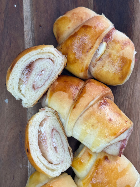 Goat Cheese Jam Rolls