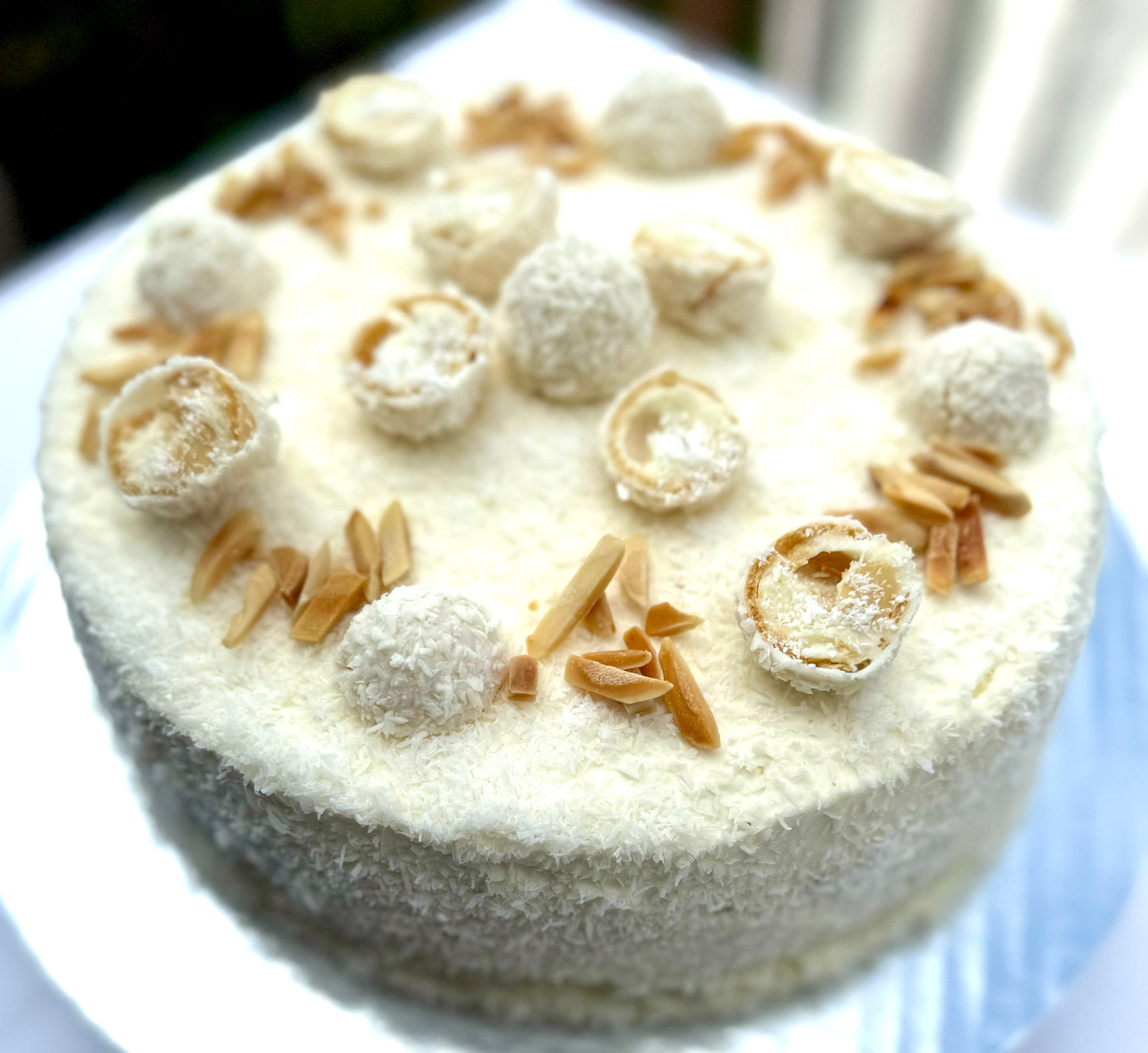 Pastel Raffaello (Pastel De Harina De Coco Y Almendras)