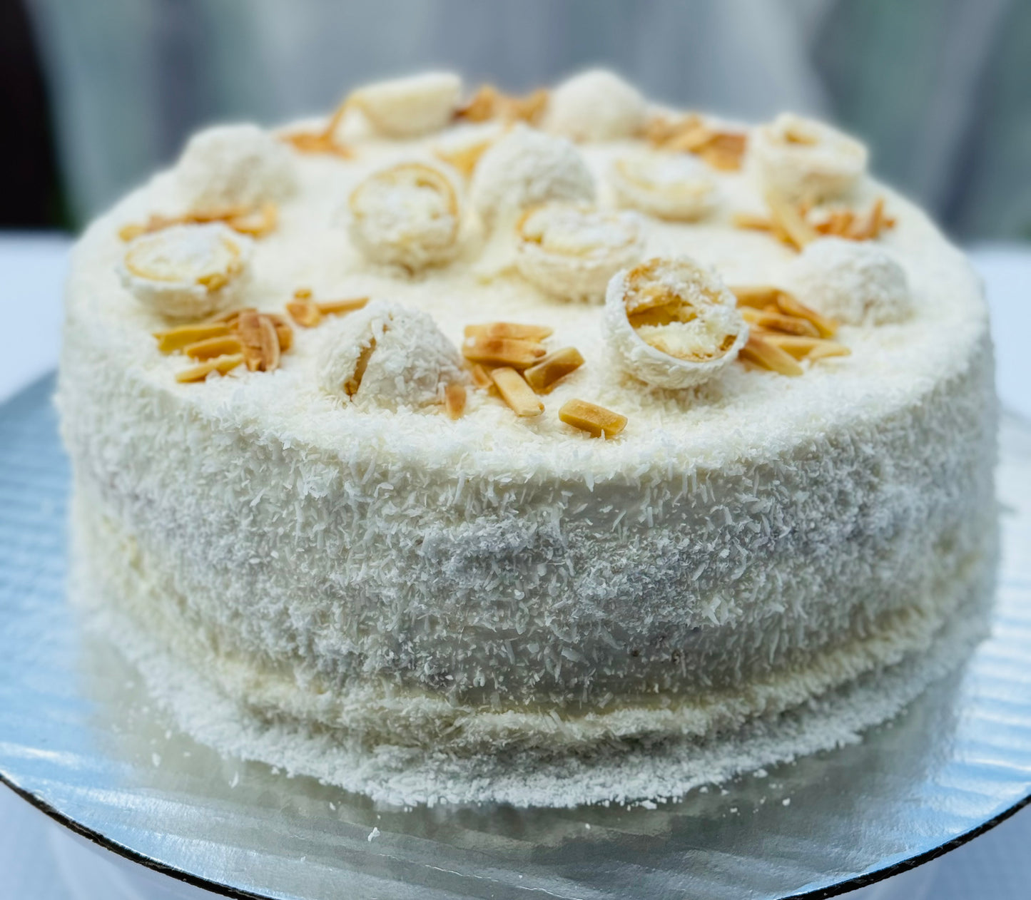 Pastel Raffaello (Pastel De Harina De Coco Y Almendras)