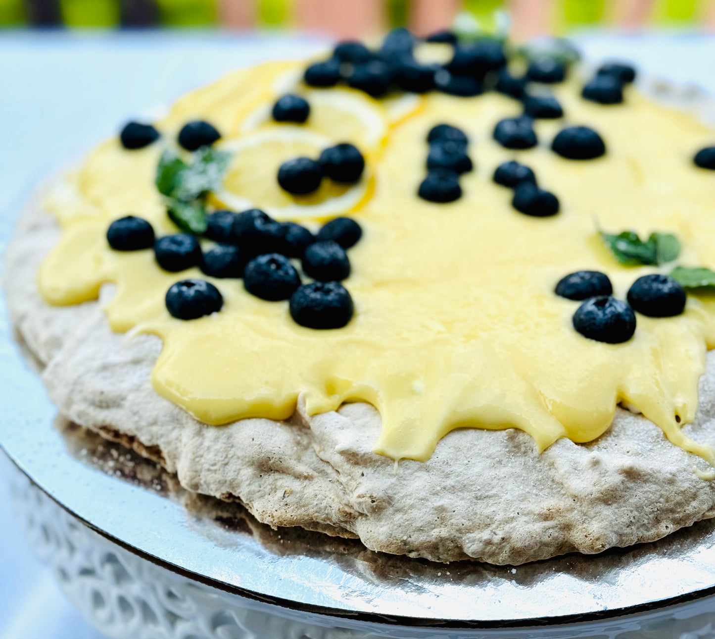 Lemon Curd Pavlova