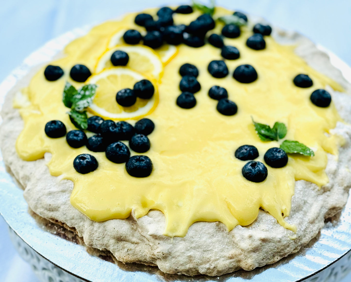 Lemon Curd Pavlova