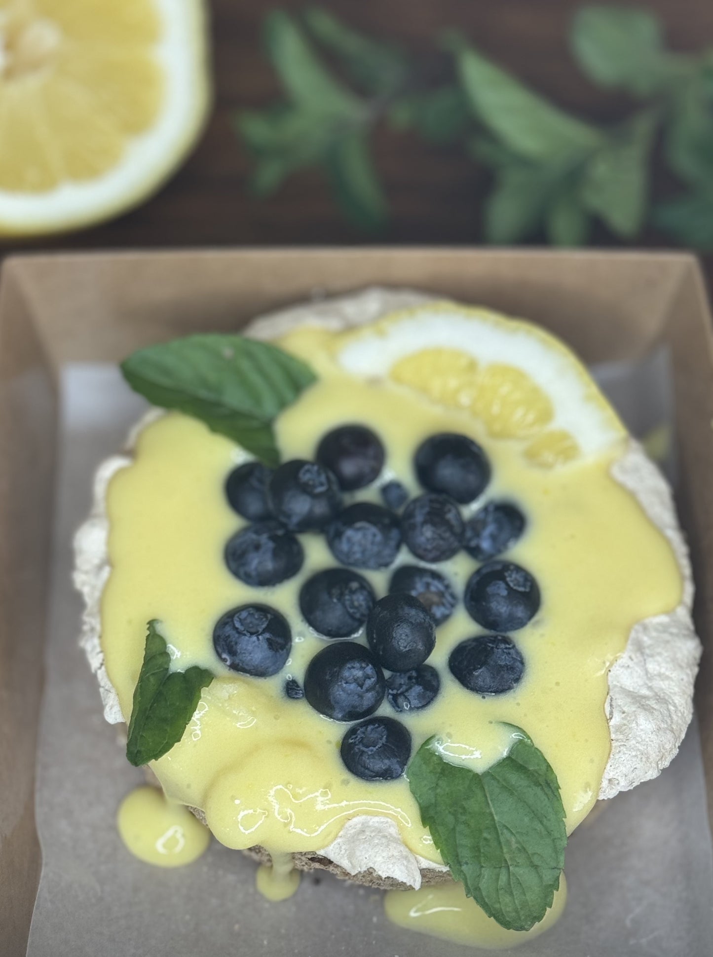 Lemon Curd Pavlova