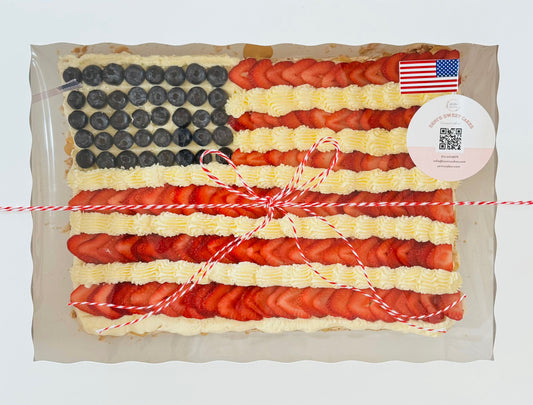 Patriotic Flag Pavlova