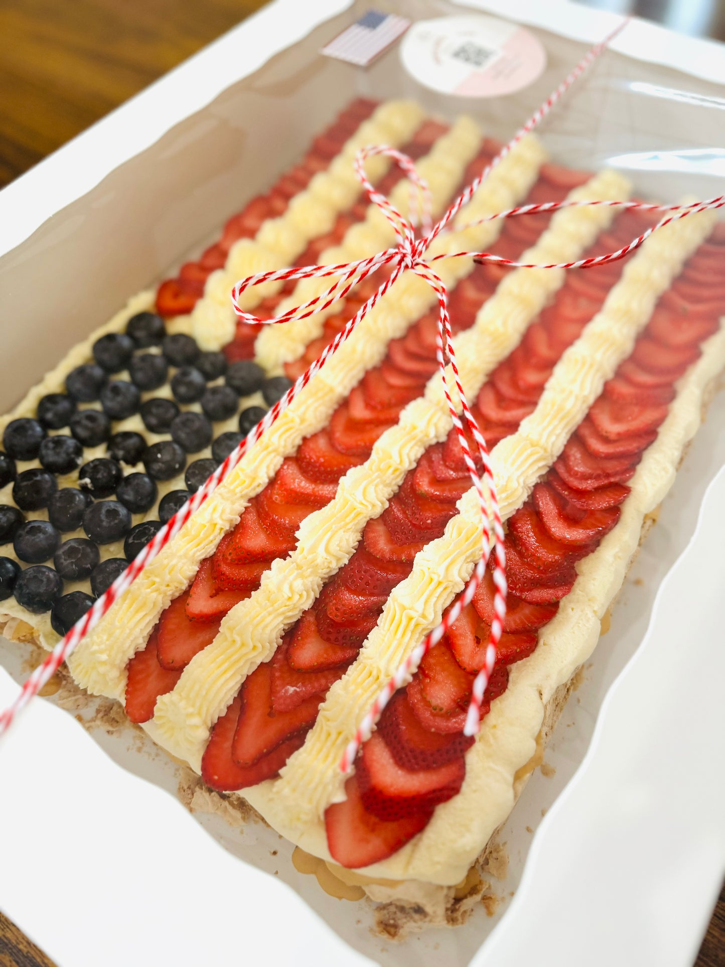 Patriotic Flag Pavlova