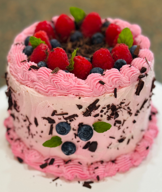 Raspberry Cake (GF Low Carb)