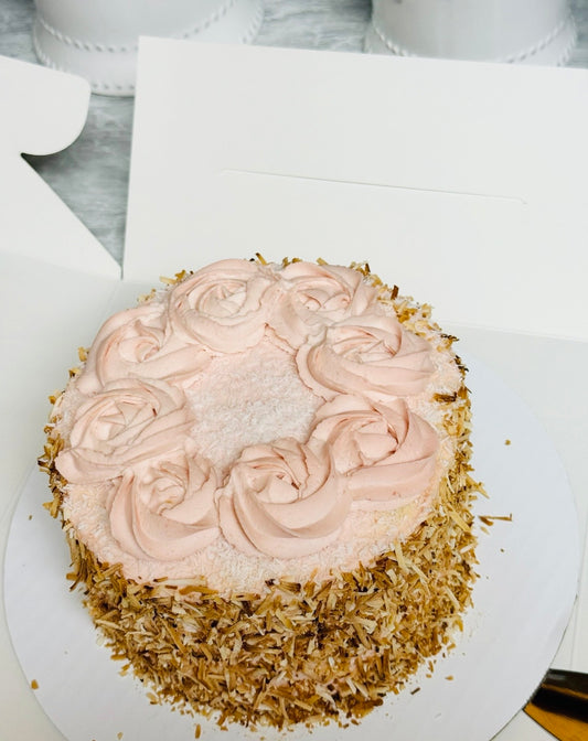 Coconut Dulce De Leche Gluten-Less Cake