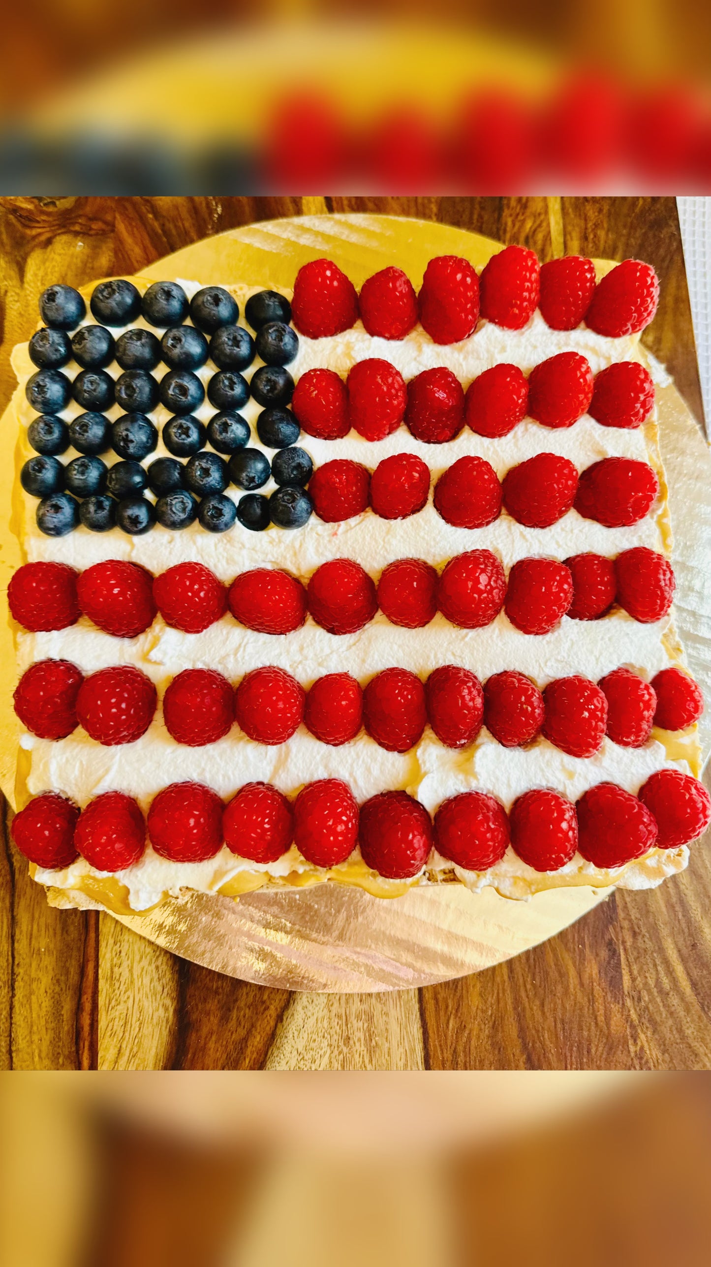 Patriotic Flag Pavlova